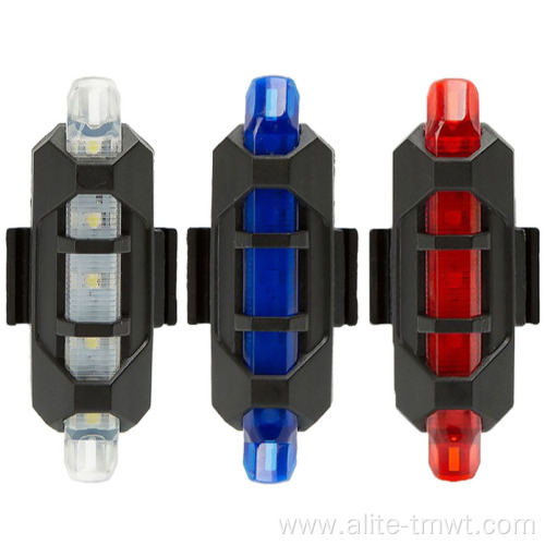 Bike Signal Tail Light USB Rechargeable Bicycle Light